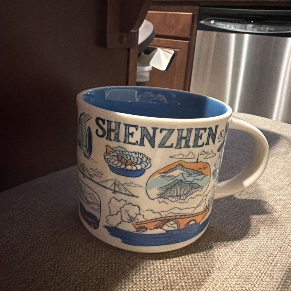 New Starbucks 2022 China Been There Series  Shenzhen 14oz Mug With Box